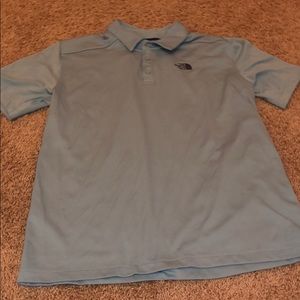 The North Face blue polo